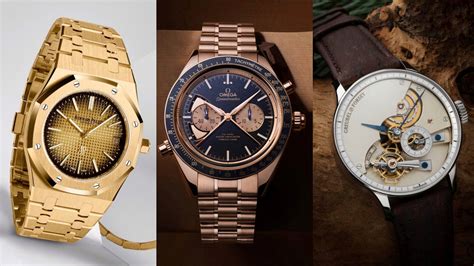 best solid gold investment watches.